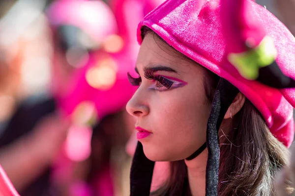 Griekse Masquerade Festival in Xanthi, moment — Stockfoto
