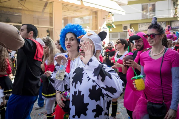 Xanthi Yunan maskeli festival, an — Stok fotoğraf