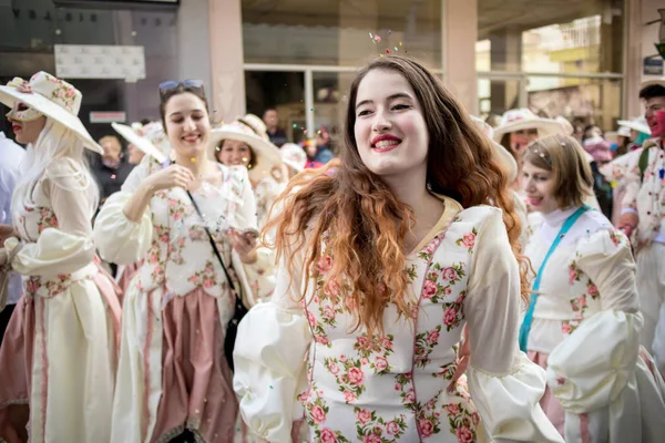 Griekse Masquerade Festival in Xanthi, moment — Stockfoto