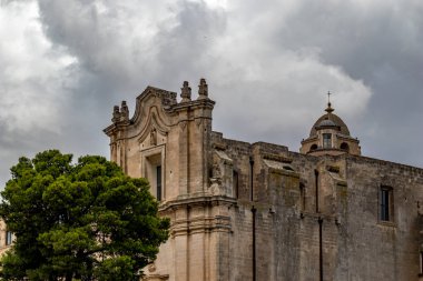 Kilise kulesi Matera, Basilicata, İtalya