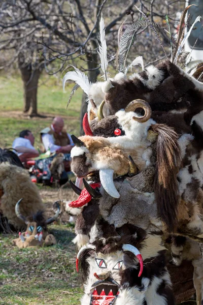 Festival de folclore e máscaras búlgaro Varvara — Fotografia de Stock