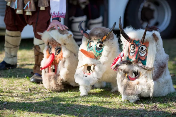 Festival de folclore e máscaras búlgaro Varvara — Fotografia de Stock