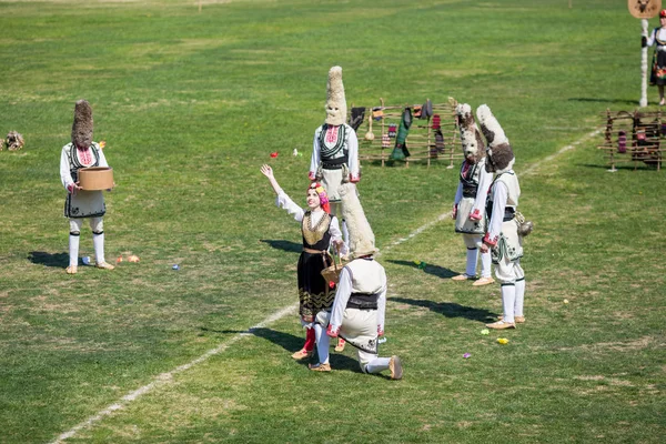 Bulgarische Folklore und Maskerade Festival varvara — Stockfoto