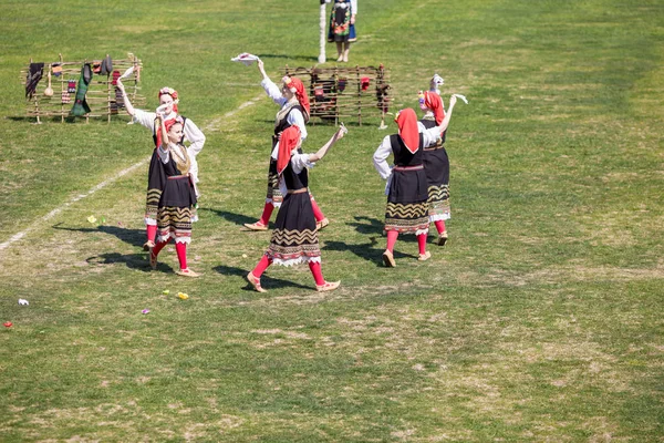 Festival de folclore e máscaras búlgaro Varvara — Fotografia de Stock