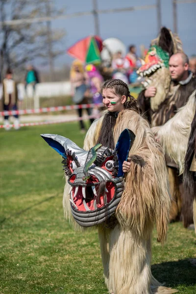 Festival de folclore e máscaras búlgaro Varvara — Fotografia de Stock