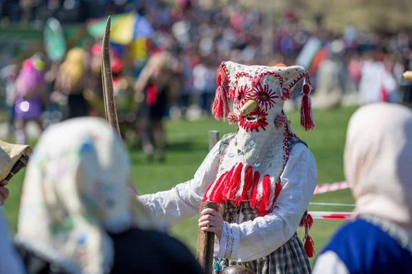Bolgár folklór és a maskara fesztivál Varvara — Stock Fotó