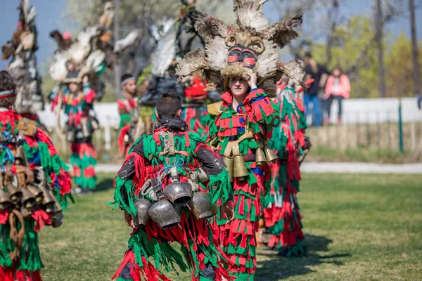 Festival de folclore e máscaras búlgaro Varvara — Fotografia de Stock