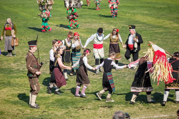 Фестиваль фольклора и маскарада в Варваре — стоковое фото