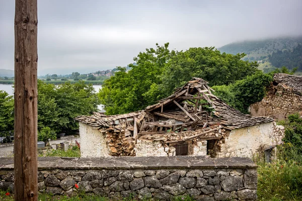 Sokak manzarası, Ioannina Island, Yunanistan — Stok fotoğraf