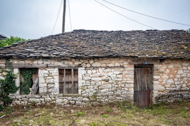 Sokak manzarası, Ioannina Island, Yunanistan