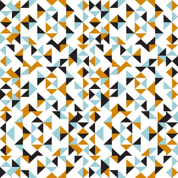 Nahtlose Textur mit geometrischem Dreieck abstrakte Formen Vektor. — Stockvektor