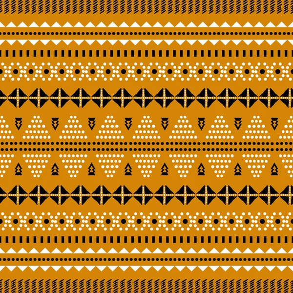 Broderie ethnique tribale formes géométriques motif vectoriel sans couture. Formes texturées cousues fond . — Image vectorielle