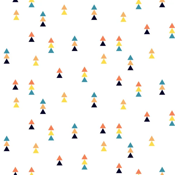 Χωρίς ραφή μοτίβο με τρίγωνα μινιμαλιστικού στυλ διάνυσμα. — Διανυσματικό Αρχείο
