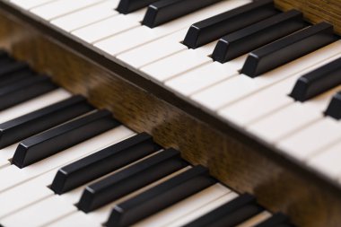 Bir organ kayboard parçaları