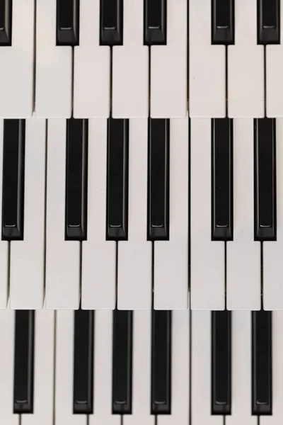 Bir Organ Kayboard Parçaları — Stok fotoğraf