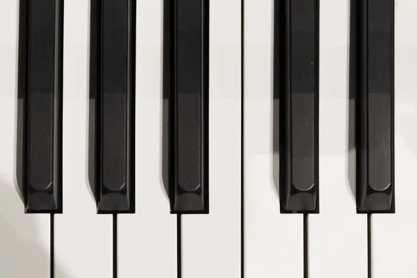 Une Partie Clavier Piano Queue — Photo