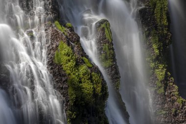Güneşli Kaliforniya'da Burney Falls