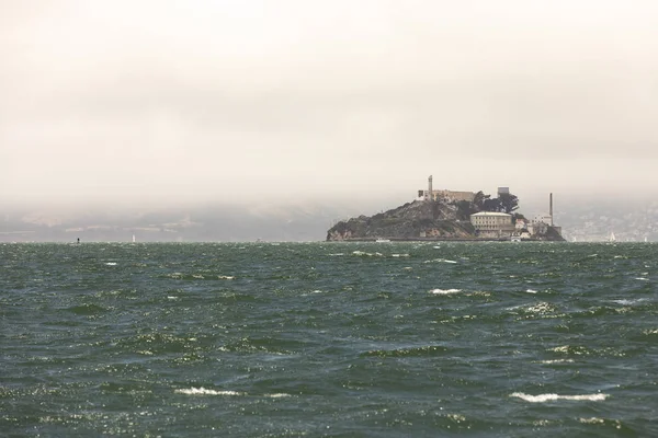 Pohled Alcatraz Zálivu — Stock fotografie