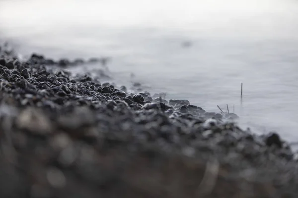 Eine Lange Belichtung Des Ufers Des Lake Almanor Kalifornien — Stockfoto