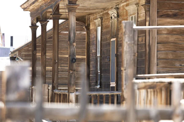 Bodie Ghost Town Uma Casa Madeira Abandonada — Fotografia de Stock