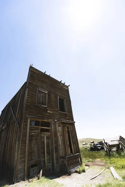 Bodie Ghost Town Una Casa Legno Abbandonata Con Una Vecchia — Foto Stock