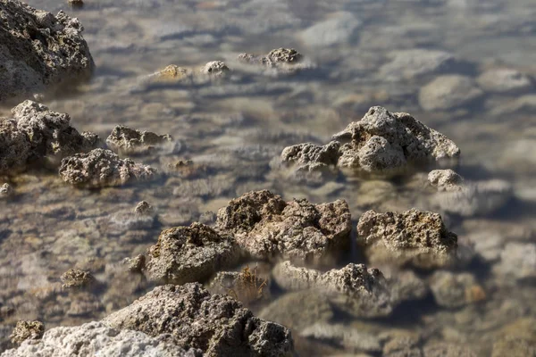 Eine Lange Belichtung Von Salzformationen Mono Lake Kalifornien — Stockfoto