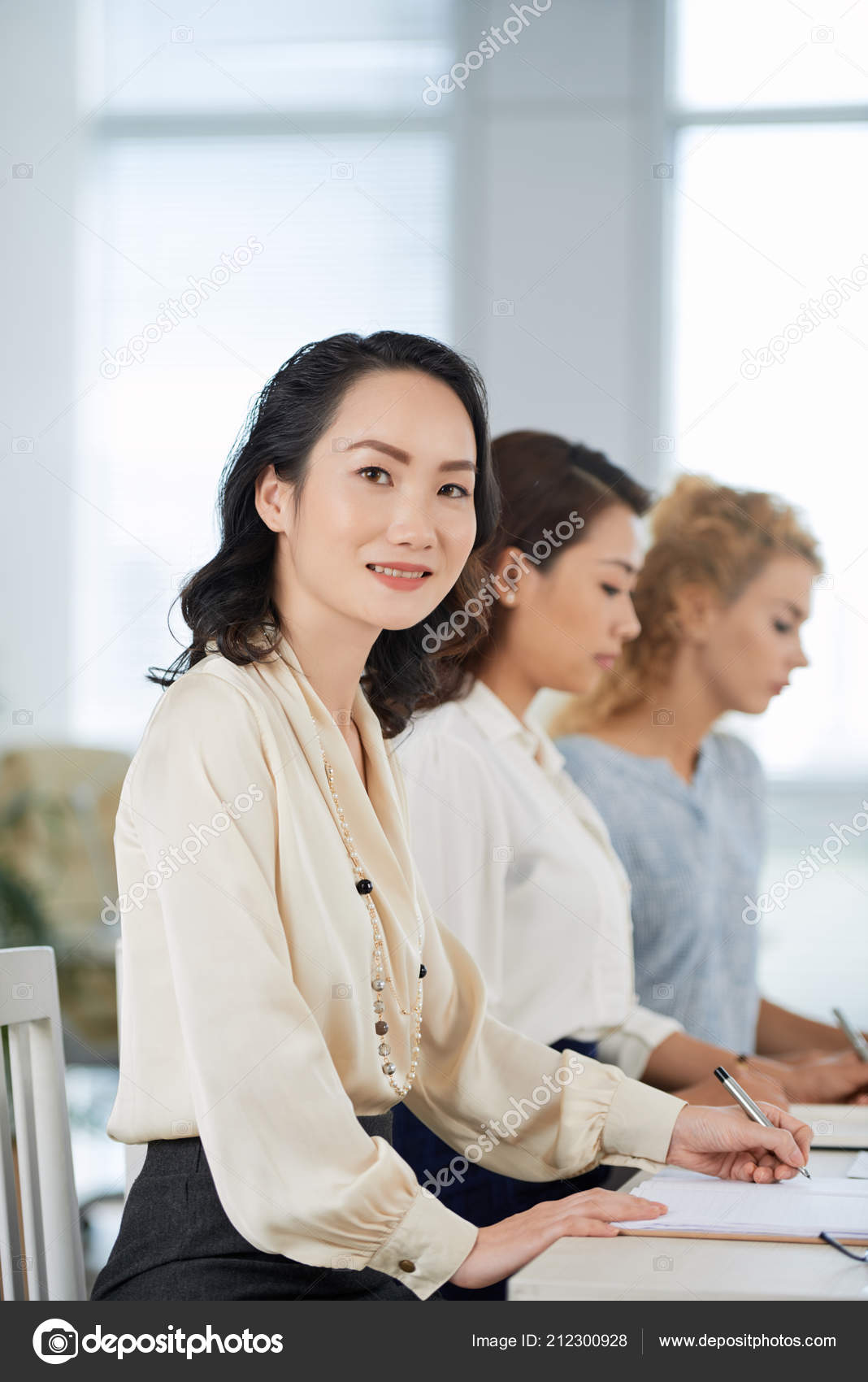 business women meeting