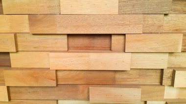 Kereste yığını. Ahşap zemin ahşap küp arka planını dokulu. Doğal doku, sürekli çoğaltma dekorasyon ahşap bloklar, paneller model, sorunsuz arka plan, iç tasarım duvar, güzel.