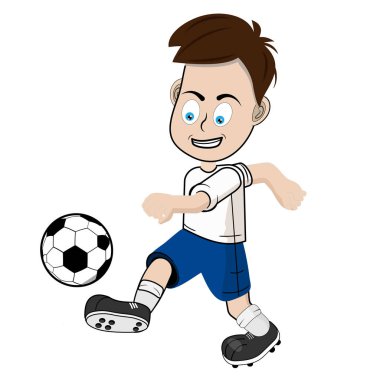 Futbol-içinde-mavi-şort