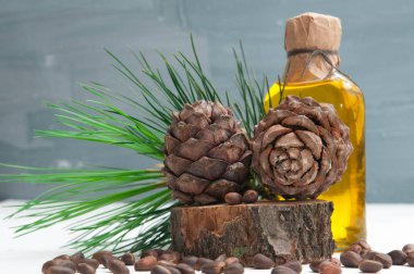 Sedir kozalakları ve sedir ürünleri, fındık ve sedir yağı