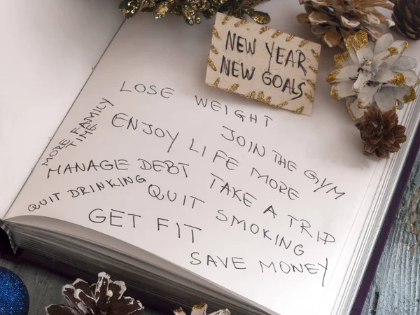 Resoluciones Año Nuevo — Foto de Stock