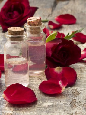 Doğal kozmetik, bahar çiçekleri kavram olarak taze