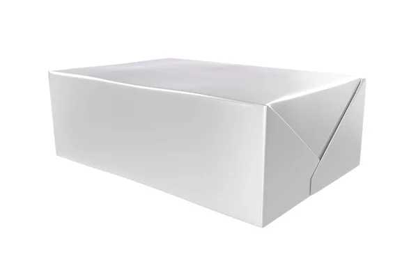 Representación Realista Caja Papel Aislado Con Sombra Mantequilla Propagación Jabón — Foto de Stock