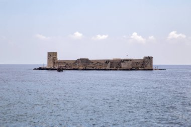 Kızkalesi manzara Kz ele locaited, Mersin, Türkiye