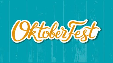 Oktoberfest el yazısıyla yazılmış yazı