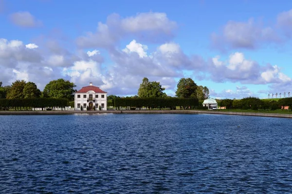 Territorium Den Park Ensemblen Peterhof Sankt Petersburg Vacker Utsikt — Stockfoto