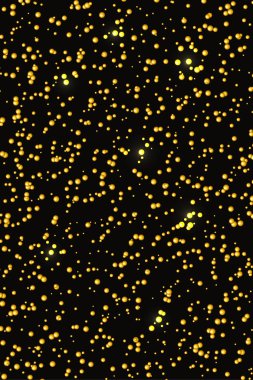 Vektör parlak renk altın yıldız koyu arka plan üzerinde glitter etkisi öğeyle Tasarla.