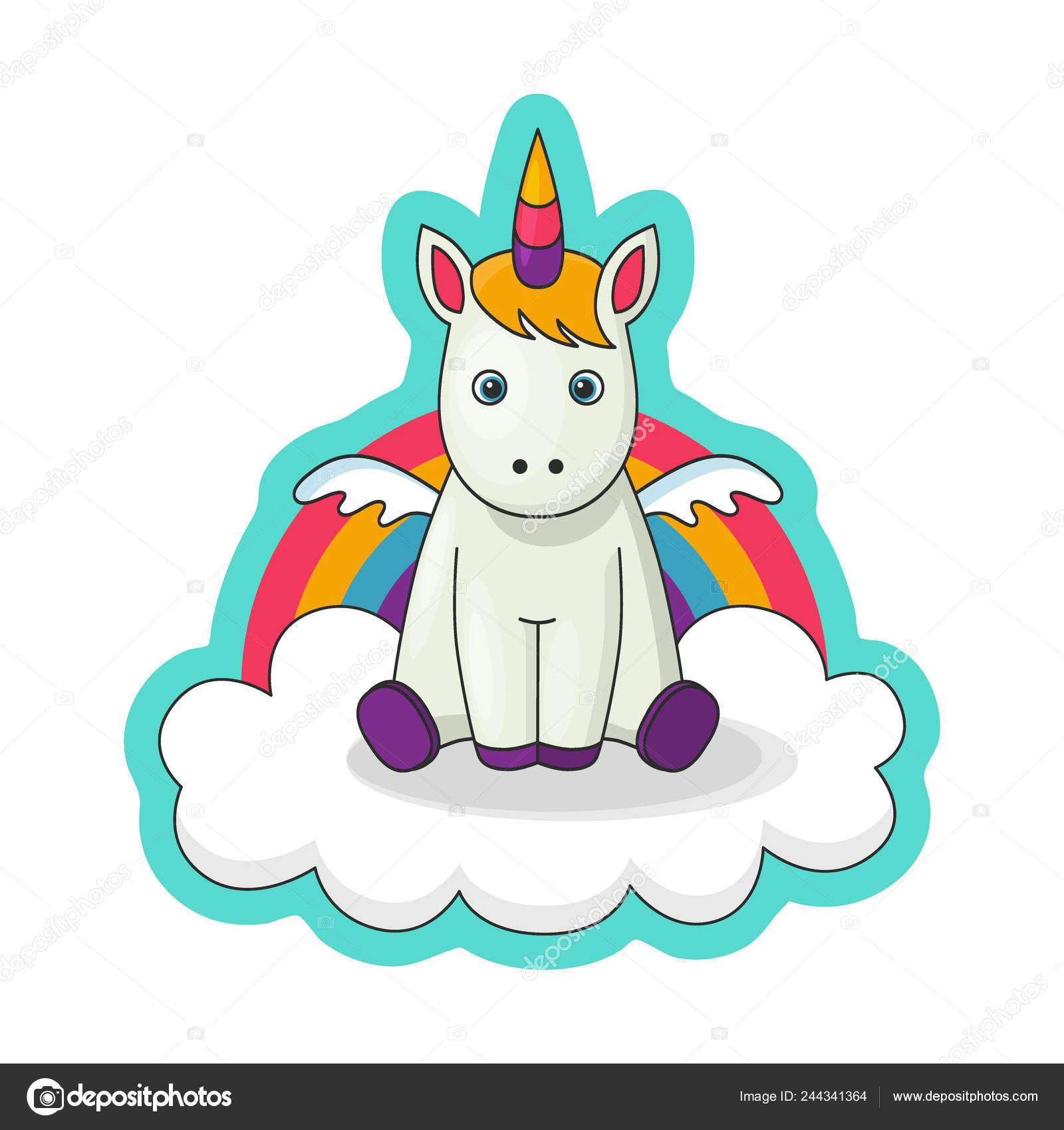 Bebes Dibujos Animados Unicornios