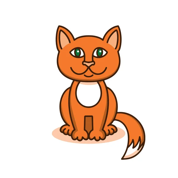 Cute Red Cat Cartoon Linear Art Animal Sketch Vector Illustration Of Little Smile Kitten Flat Outline Style Isolated On White Background Presenting Purr Stock Photo Cute Red Cat Cartoon Linear Art Animal Sketch Vector Illustration Of Little Smile Kitten Flat Outline Style Isolated On White Background Presenting Purr Stock Photo