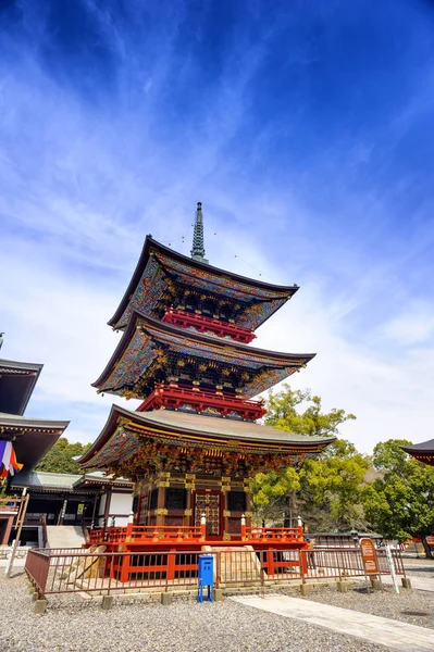 Pagoda Rossa Narita San Shinshoji Tempio Chiba Giappone — Foto Stock