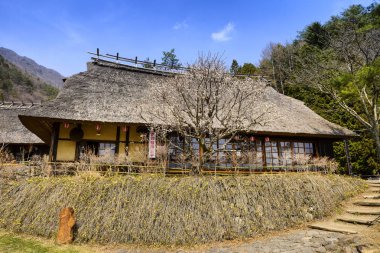 Iyashinosato eski Japon köyü: Yamanashi Japonya.