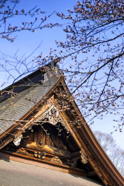 Het Platform Japan Stijl Detail Dak — Stockfoto