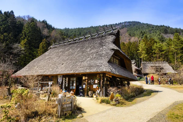 Iyashinosato eski Japon köyü: Yamanashi Japonya.