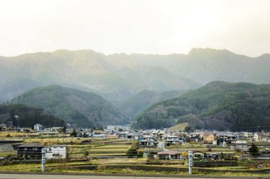 Evi köy Japonya tarzı.