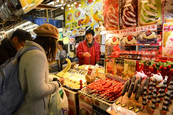 Tokyo Japón Marzo 2018 Barrio Del Mercado Ameyoko Los Turistas — Foto de Stock