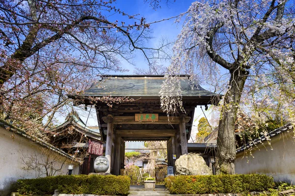 Tempio Porta Stile Giappone Giappone Yamanashi — Foto Stock
