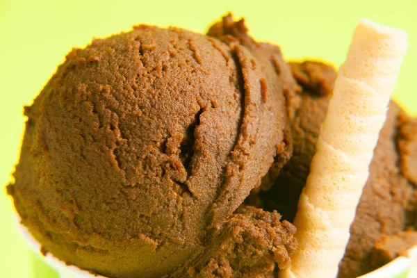 Két csokoládés fagylaltot — Stock Fotó