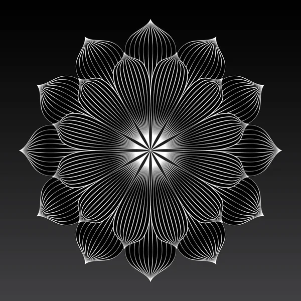 Illustration Vectorielle Abstraite Élément Cercle Géométrique — Image vectorielle
