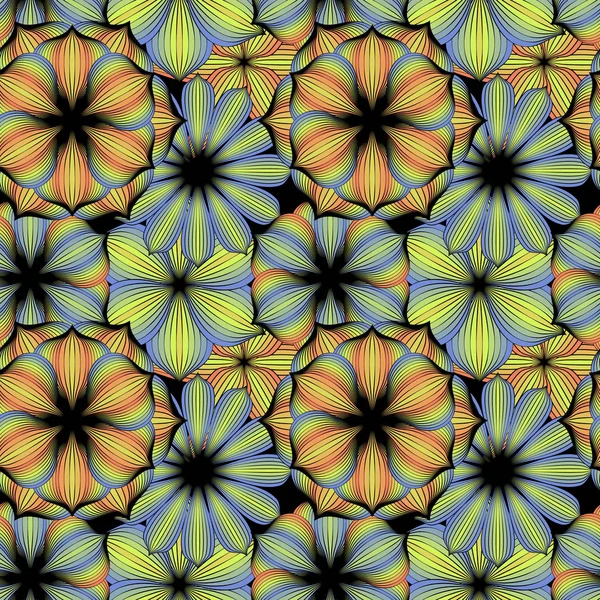Farbenfrohe Vektor Nahtlose Muster Geometrisches Kreiselement — Stockvektor