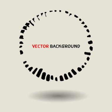 soyut çember dokusu arkaplan şablonu